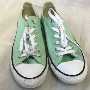 Mint Converse women’s 9 men’s 7